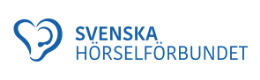 Svenska hörselförbundets logo.