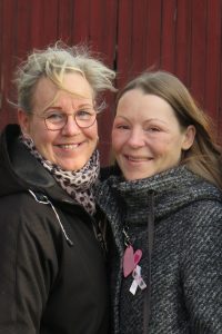 Carola Edenberg och erfarenhetsexperten Camilla Nyholm