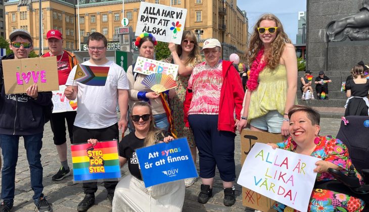 SAMS vänner, FDUV i Vasanejden och Steg för steg är redo för Vasa Pride.
