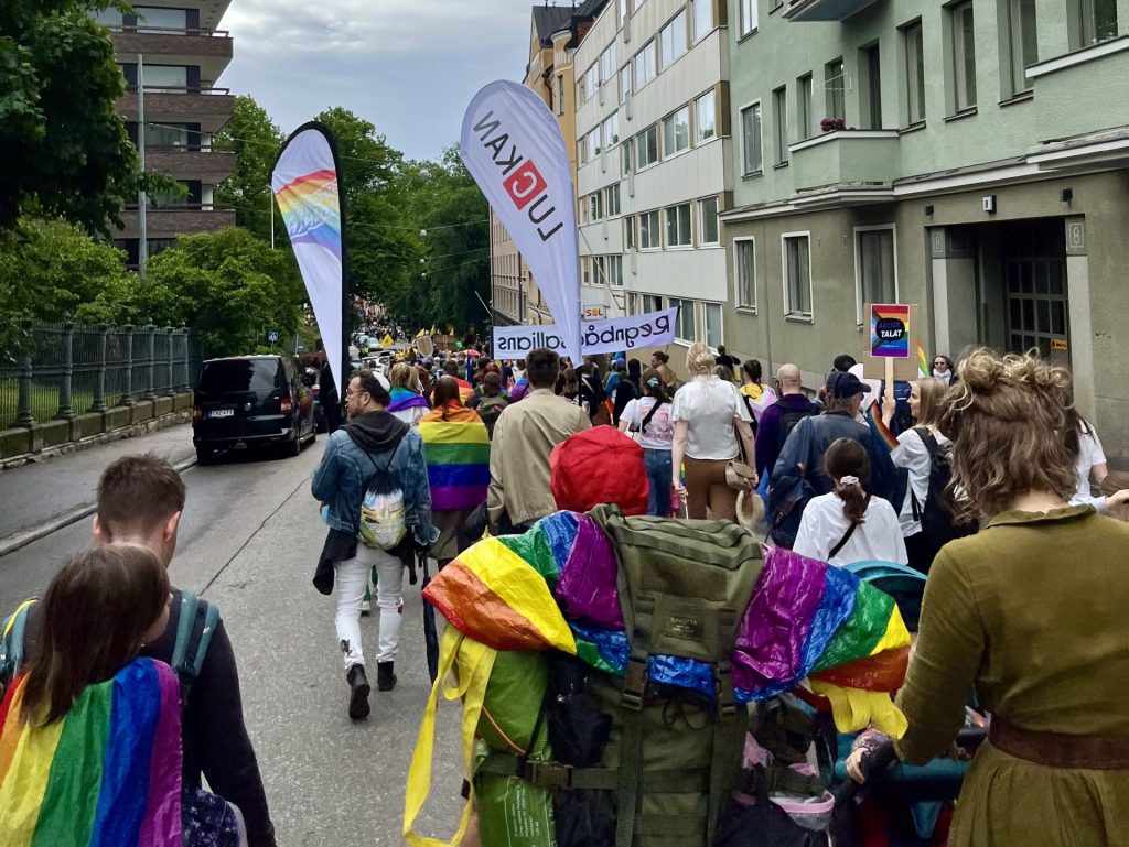 Pride paraden i Helsingfors