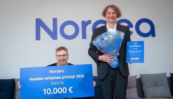 Företaget Juha får pris för sin huvudmus.