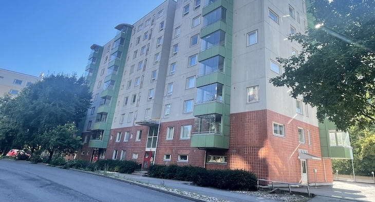Huset där Dan Eskil Jansson bor.